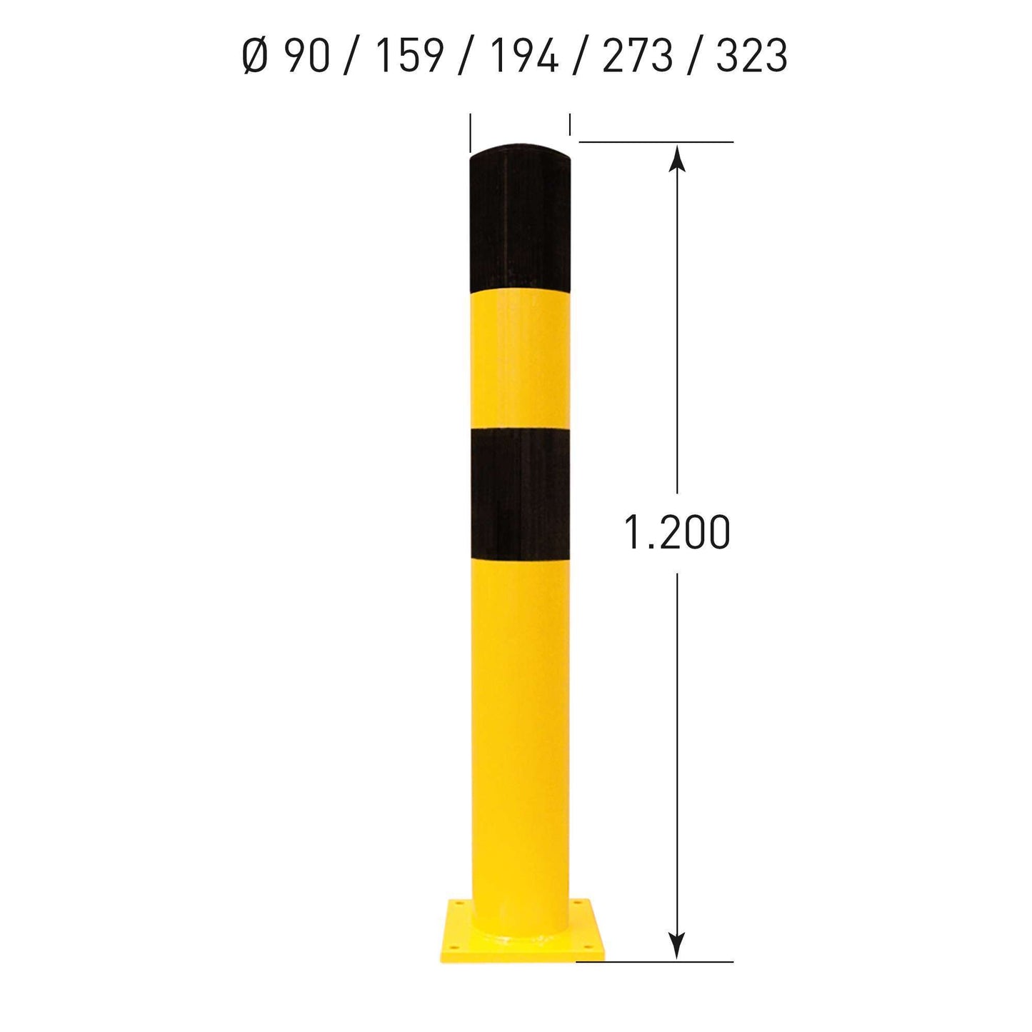 BLACK BULL Rammschutz-Poller