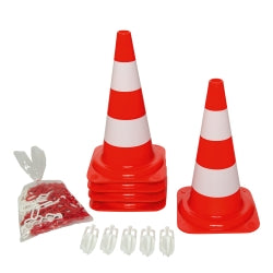 Leitkegel tagesleuchtend - Set