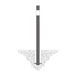 MORION Sperrpfosten 70 x 70 mm (Zum Einbetonieren)