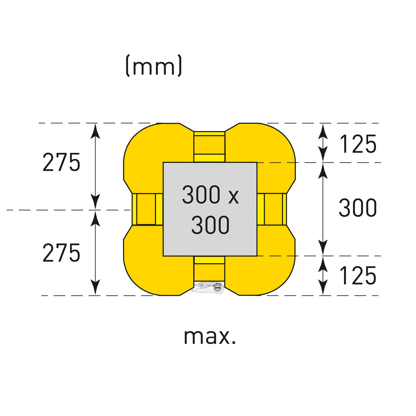 MORION Säulenschutz Kunststoff