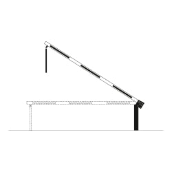 COMPACT Systemschranke mit Gasdruckfeder